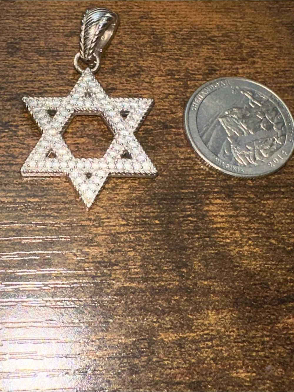 Judith Ripka Sterling Silver Star of David
